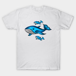 Whales graphic T-Shirt